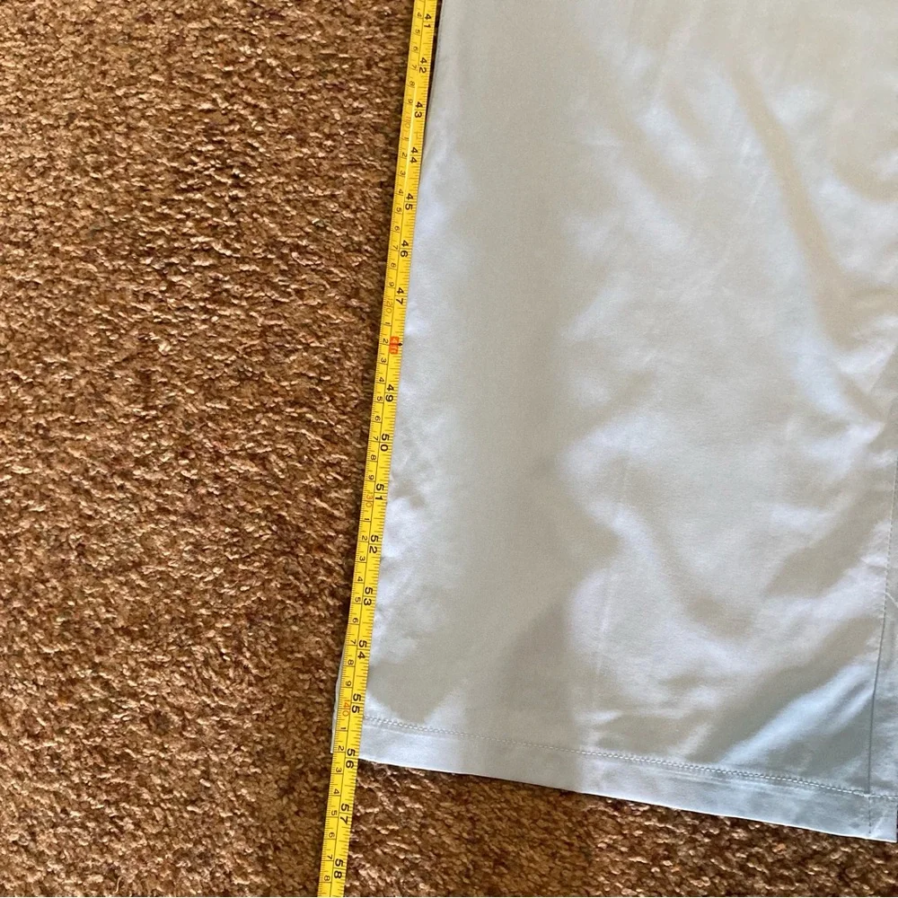 **SOLD** Light Blue Wide Leg Jumpsuit Size M Romper Sleeveless Back Tie - Picture 7 of 7